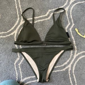 Green bikini